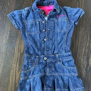 jeans dress for little girls